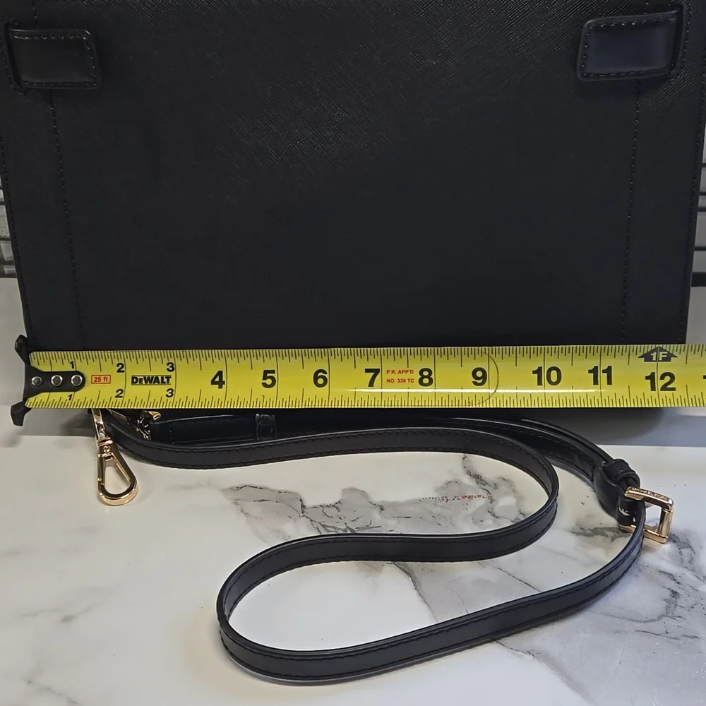 Michael Kors Black Satchel Bag with Detachable Strap - Picture 3 of 5